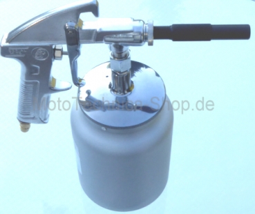 Sandstrahlpistole 1 Ltr. Behälter MT-SAV handliches Kleinsandstrahlgerät zum Sandstrahlen verrosteter Teile